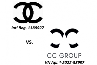 Đơn đăng ký nhãn hiệu “CC, CC GROUP, hình” bị phản đối